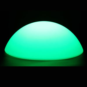 Lampe lumineuse LED DEMI-SPHÈRE, lampe décorative en forme de demi sphère lumineuse vert