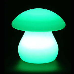 Lampe LED CHAMPIGNON, lampe en forme de champignon lumineuse verte
