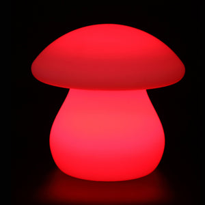 Lampe LED CHAMPIGNON, lampe en forme de champignon lumineuse rouge