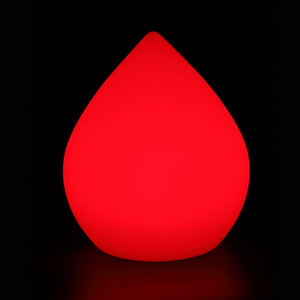 Lampe lumineuse LED DROP, lampe décorative lumineuse en forme de goutte  rouge