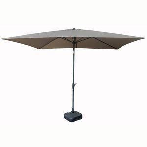 Parasol  inclinable rectangle 2x3m, parasol rectangle 2x3 taupe
