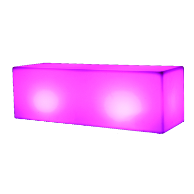 Un banc lumineux LED, un mobilier design pour votre extérieur