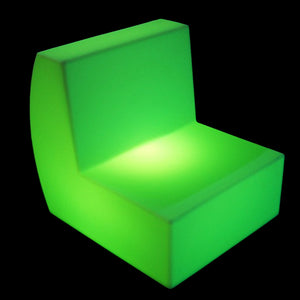 Fauteuil modulable lumineux LED, fauteuil d'ambiance lumineux led, changement de couleur sans accoudoir