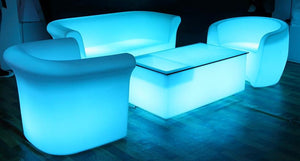 FAUTEUIL LUMINEUX MIAMI, fauteuil d'ambiance led lumineux