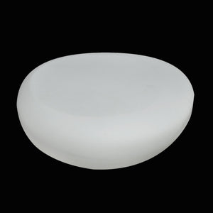 Table basse lumineuse MOON, table basse lumineuse ronde décorative blanc