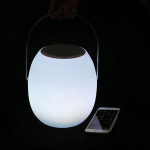 Enceinte lampe lumineuse LED Bluetooth NOMADE, ambiance, speaker
