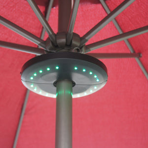 Lampe de parasol lumineuse LED Bluetooth SOUND, lampe de parasol musicale et lumineuse noire