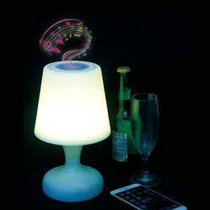 Lampe de table musicale lumineuse LED Bluetooth SOUND, lampe musicale lumineuse de table verte