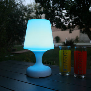 Lampe de table musicale lumineuse LED Bluetooth SOUND, lampe musicale lumineuse de table bleu
