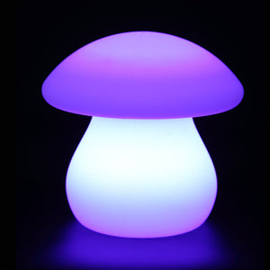 Lampe LED CHAMPIGNON, lampe en forme de champignon lumineuse violet