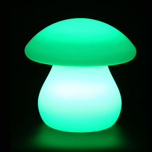 Lampe LED CHAMPIGNON, lampe en forme de champignon lumineuse vert