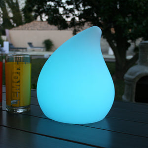 Lampe lumineuse LED GOUTTE D'EAU, lampe décorative led en forme de goutte d'eau bleu