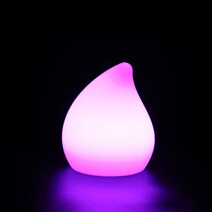 Lampe lumineuse LED GOUTTE D'EAU, lampe décorative led en forme de goutte d'eau violet