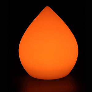 Lampe lumineuse LED DROP, lampe décorative lumineuse en forme de goutte  orange