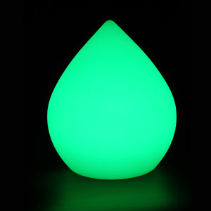 Lampe lumineuse LED DROP, lampe décorative lumineuse en forme de goutte  vert
