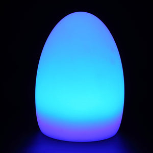 Lampe lumineuse LED DUNE, lampe décorative led lumineuse en forme de roche bleu