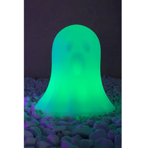 Lampe déco Phantom LED, lampe en forme de fantôme décorative lumineuse verte
